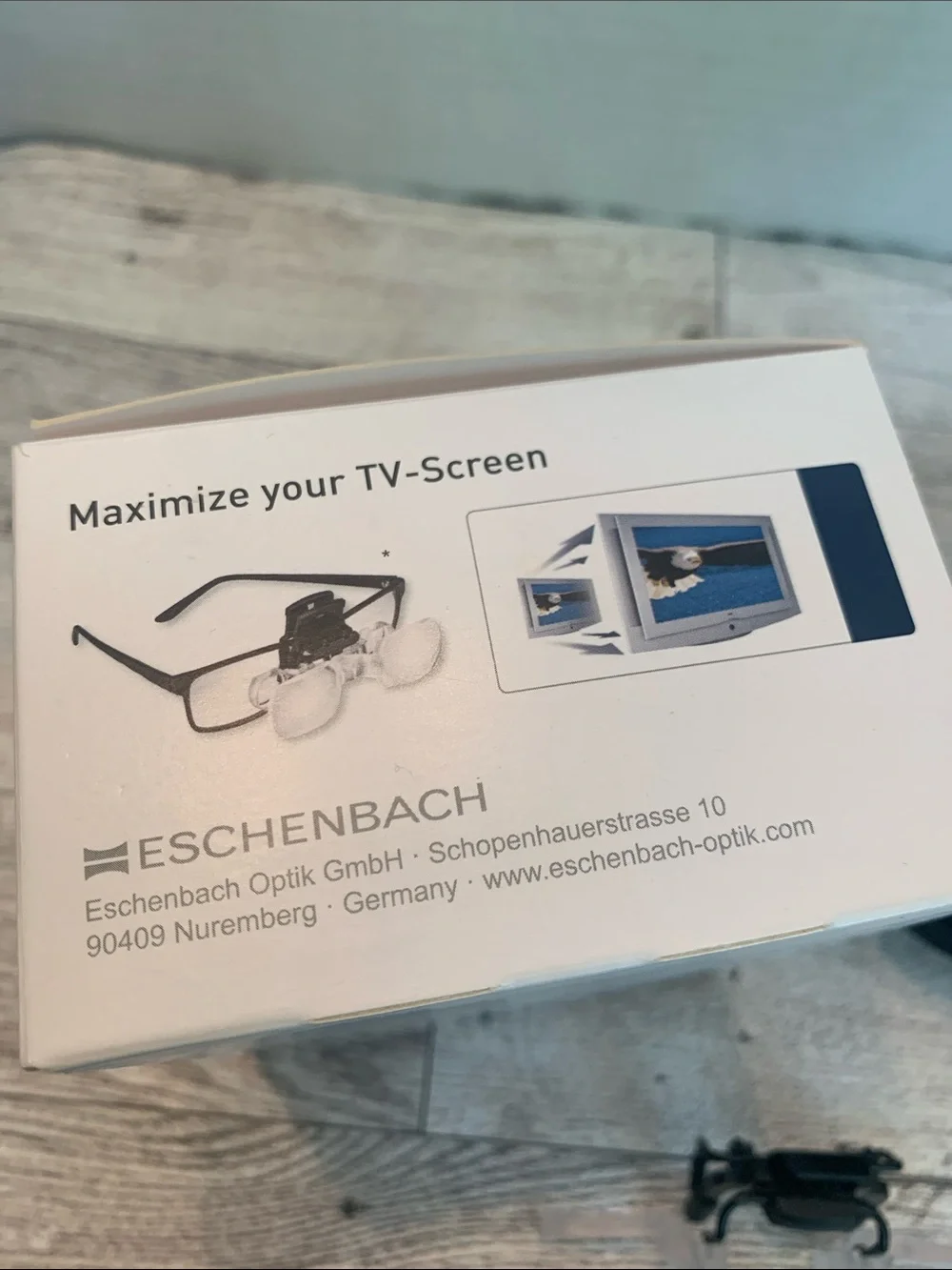 Eschenbach Clip on Glasses Max Detail 23g Magnification w/ case Brand New